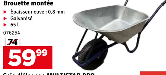 Offre: Brouette montée