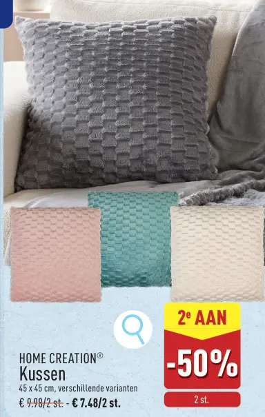 Promotie: Kussen