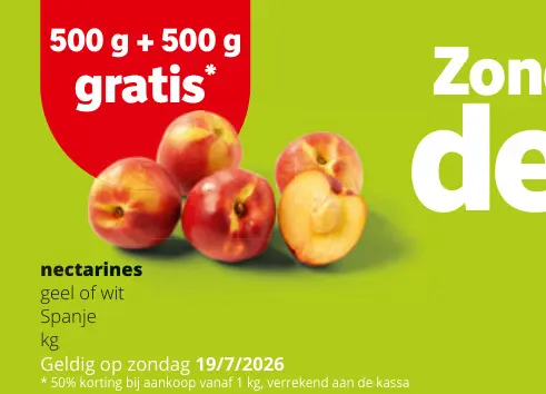 Promotie: Nectarines