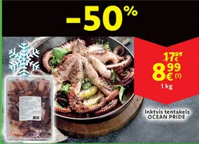 Aanbieding: Inktvis tentakels