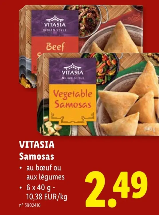 Offre: VITASIA Samosas