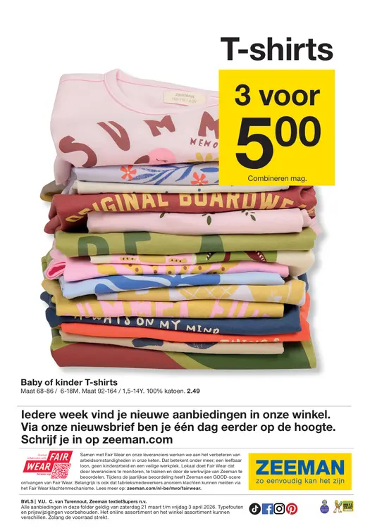 Promotie: T-shirts