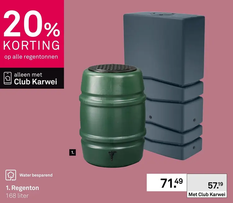 Aanbieding: Regenton