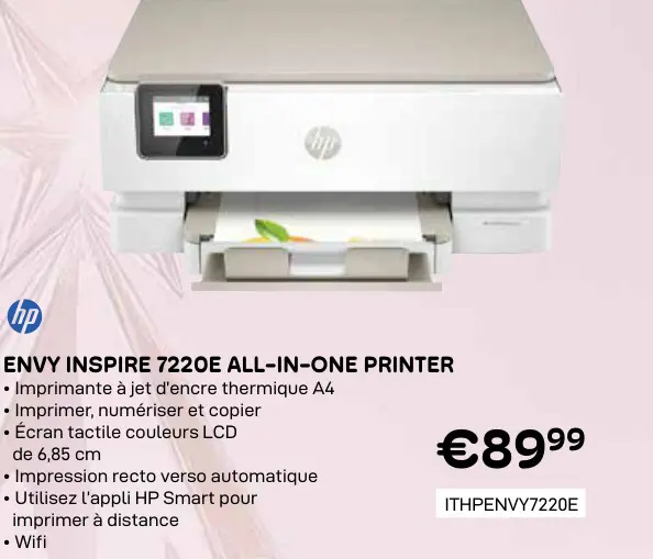 Offre: Envy inspire 7220e all-in-one printer