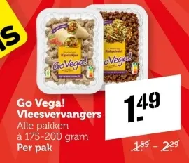 Aanbieding: Go Vega! Vleesvervangers