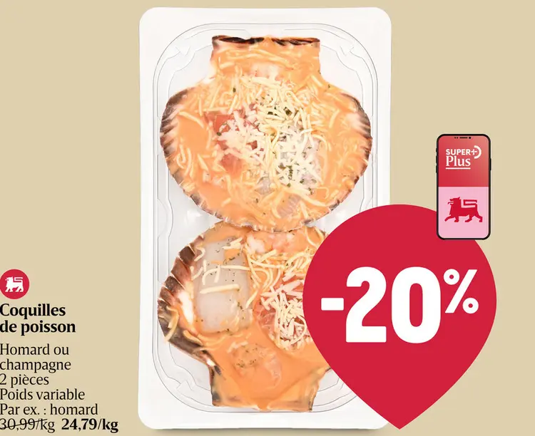 Offre: Coquilles de poisson