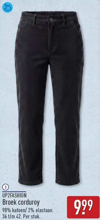 Aanbieding: Broek corduroy