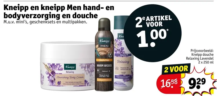 Aanbieding: Hand- en bodyverzorging en douche