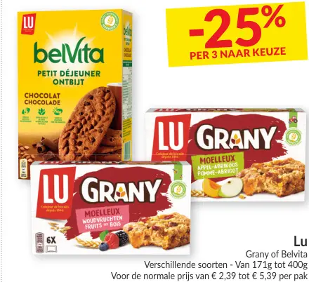 Promotie: Belvita of Grany