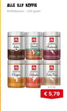 Aanbieding: ALLE ILLY KOFFIE