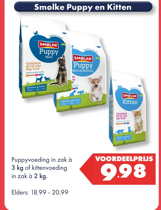 Aanbieding: Smolke Puppy en Kitten