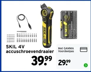 Aanbieding: accuschroevendraaier
