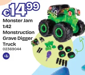 Promotie: Monstruotion Grave Digger Truck 1:42