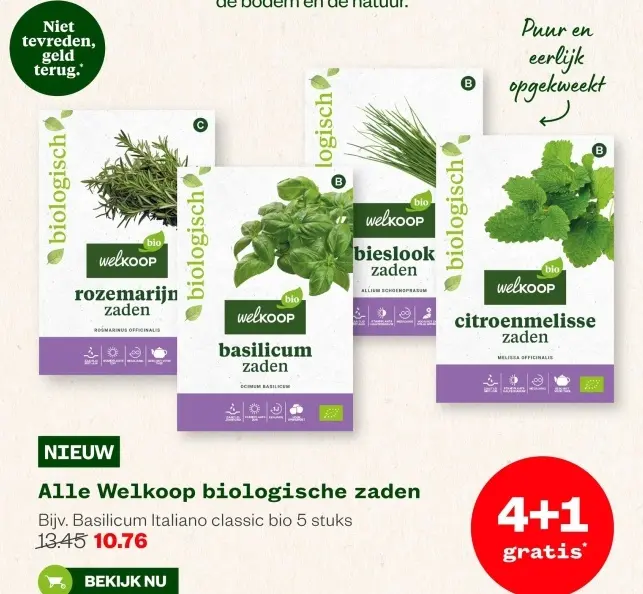 Aanbieding: Alle Welkoop biologische zaden