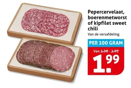 Aanbieding: Vleeswaren