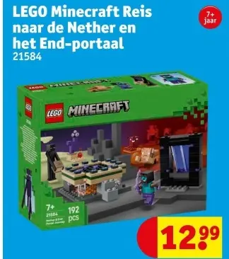 Promotie: Minecraft Reis naar de Nether en het End-portaal