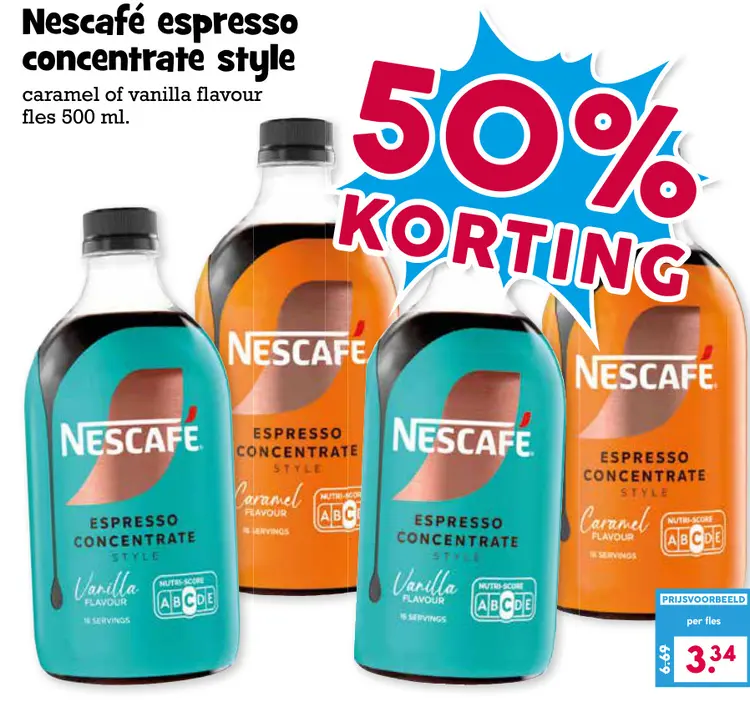 Aanbieding: Nescafé espresso concentrate style