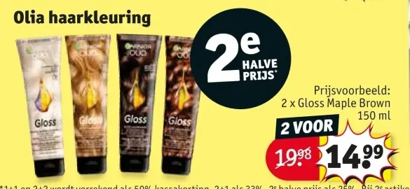 Promotie: Olia haarkleuring