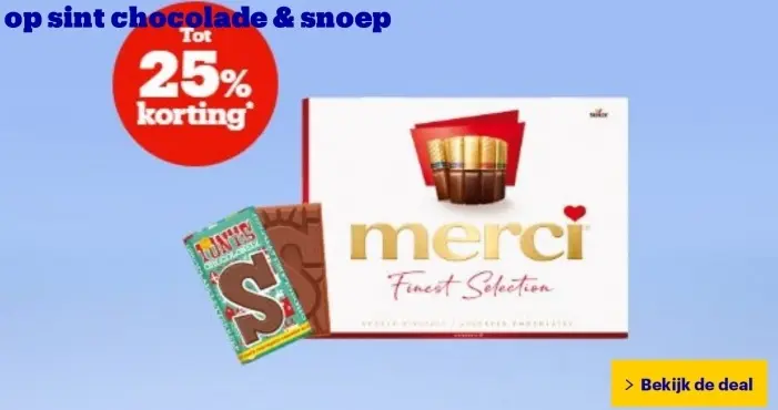 Aanbieding: chocolade & snoep