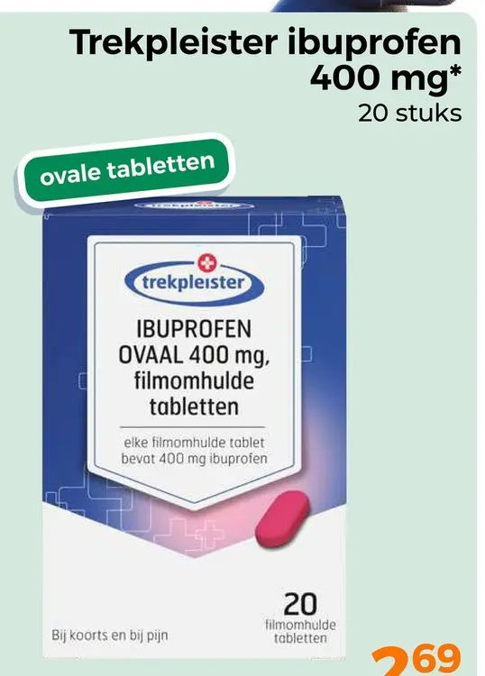 Aanbieding: Trekpleister ibuprofen