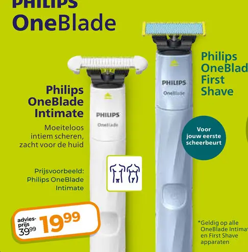 Aanbieding: Philips OneBlade Intimate