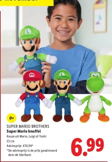 Aanbieding: Super Mario knuffel