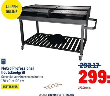 Aanbieding: Metro Professional houtskoolgrill
