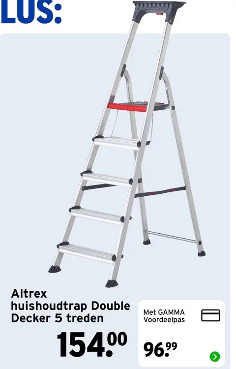 Aanbieding: huishoudtrap Double Decker