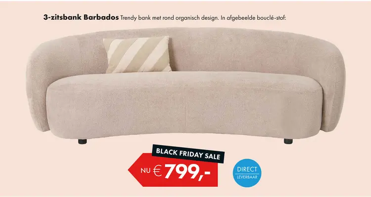 Aanbieding: Barbados 3-zits