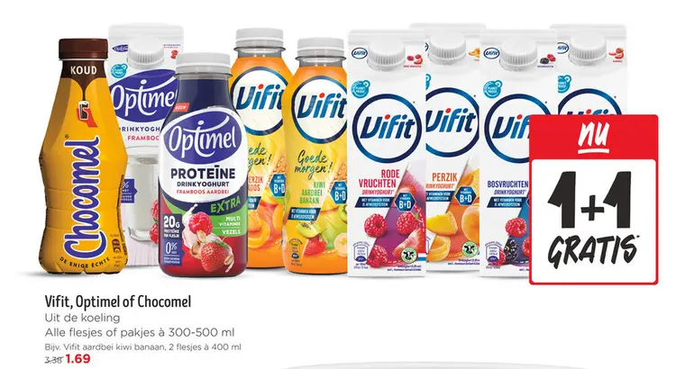 Aanbieding: Vifit, Optimel of Chocomel
