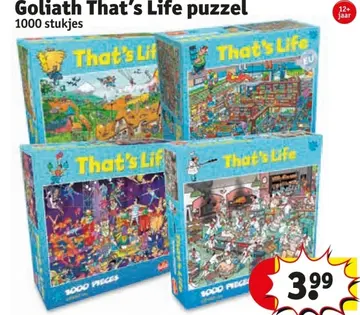 Aanbieding: Goliath That's Life puzzel