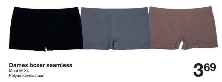 Aanbieding: Dames boxer seamless