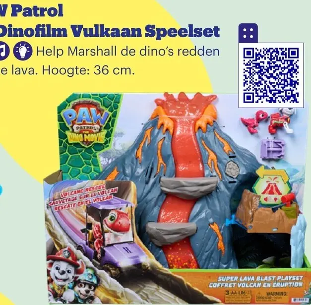 Promotie: De Dinofilm Vulkaan Speelset