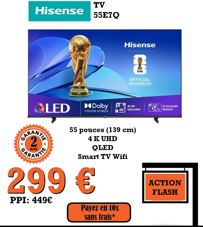 Offre: Tv 55e7q