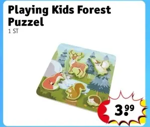 Aanbieding: Playing Kids Forest Puzzel