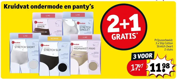 Promotie: Ondermode en panty's