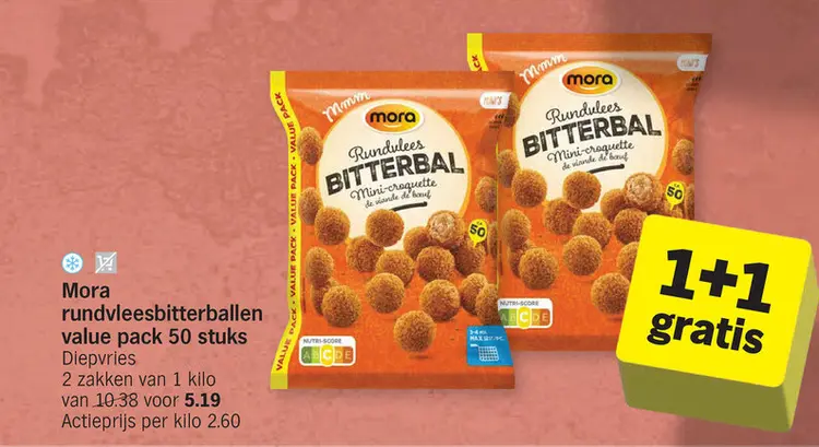 Offre: Rundvleesbitterballen value pack 50 stuks