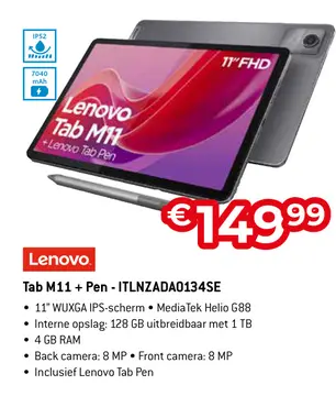 Aanbieding: Tab M11 + Pen - ITLNZADA0134SE