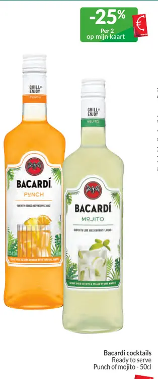 Promotie: Cocktails ready to serve punch of mojito
