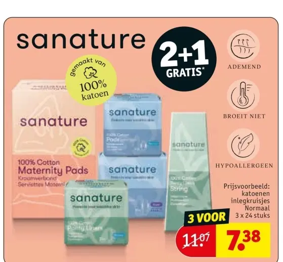 Aanbieding: Maternity Pads, Pads, Panty Liners, String