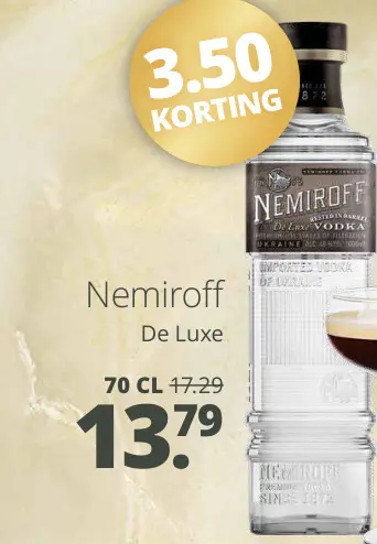 Aanbieding: De Luxe Vodka