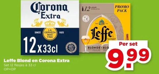 Aanbieding: Leffe Blond en Corona Extra