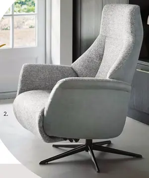 Aanbieding: Relaxfauteuil Hessa M grijs