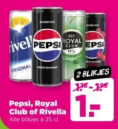 Aanbieding: Pepsi, Royal Club of Rivella