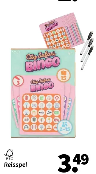 Promotie: City Safari BINGO