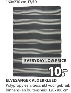 Aanbieding: ELVESANGER VLOERKLEED