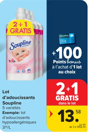 Offre: Lot d'adoucissants
