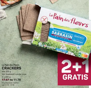 Aanbieding: TARTINES CRAQUANTES SARRASIN