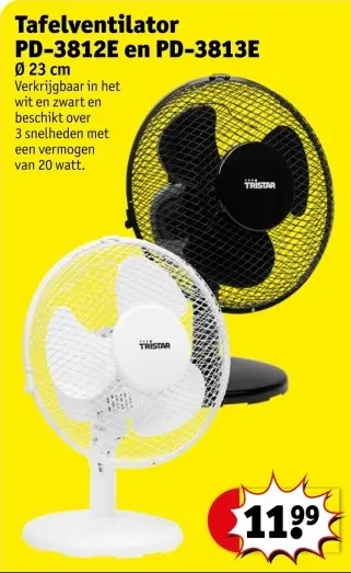Aanbieding: Tafelventilator