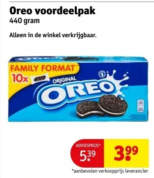 Aanbieding: Oreo voordeelpak